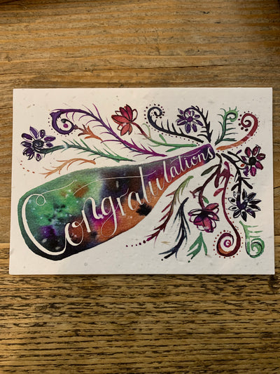 Wildflower Seed Greetings Card