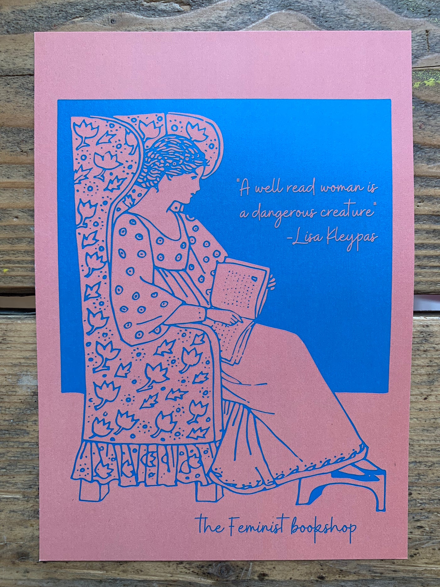 A Well Read Woman Print