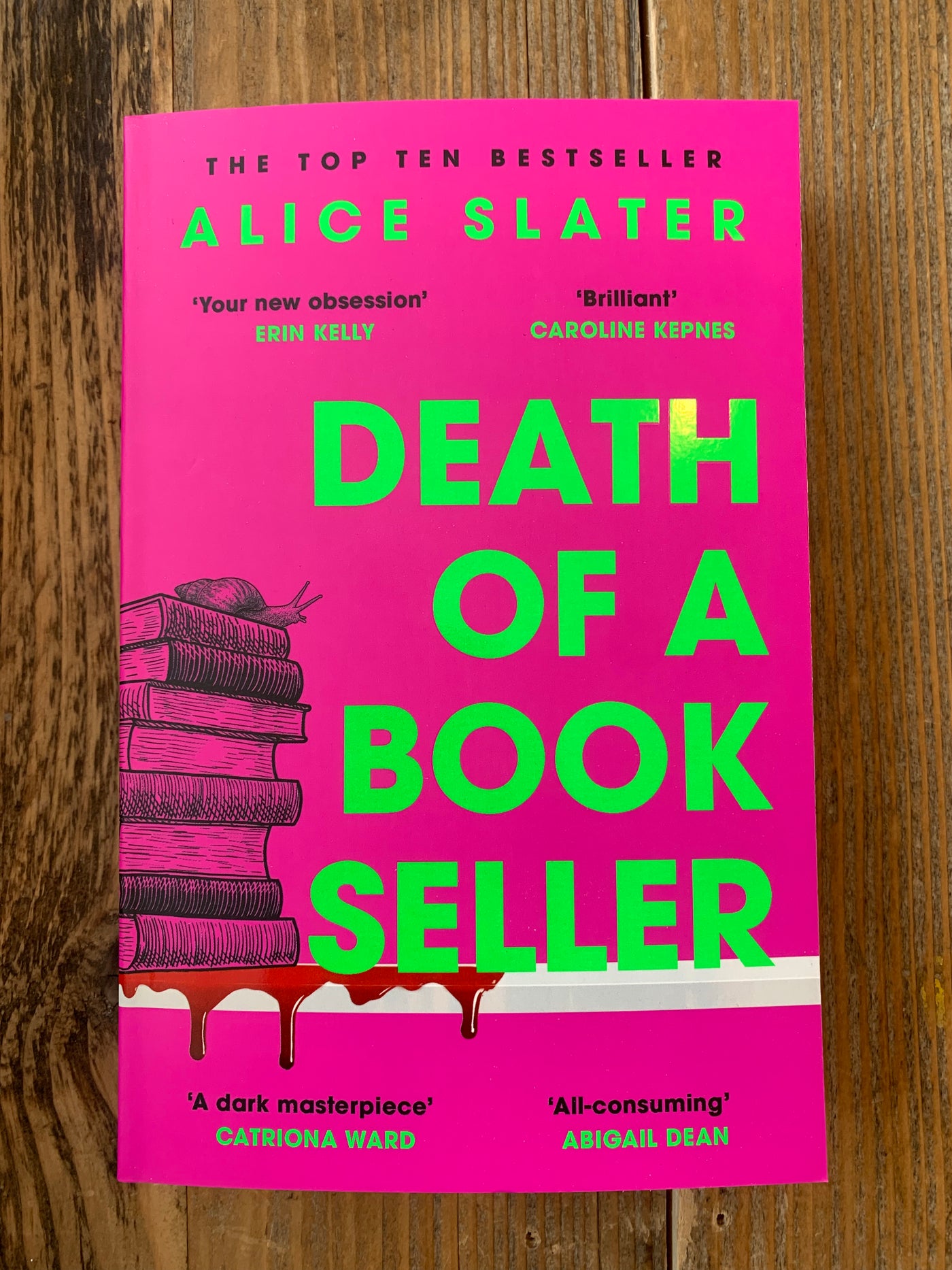 Death of a Bookseller - SIGNED BOOKPLATE