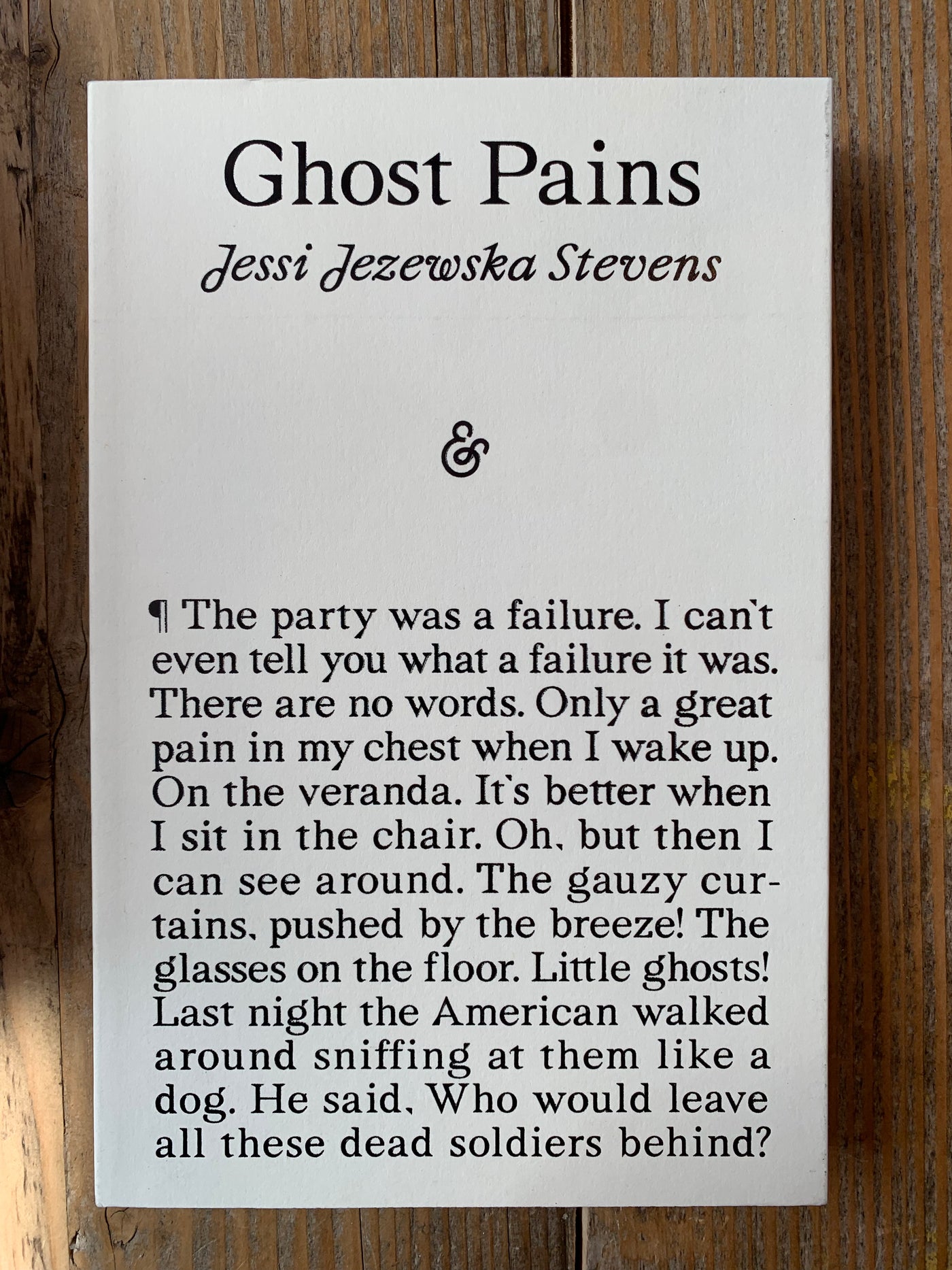 Ghost Pains