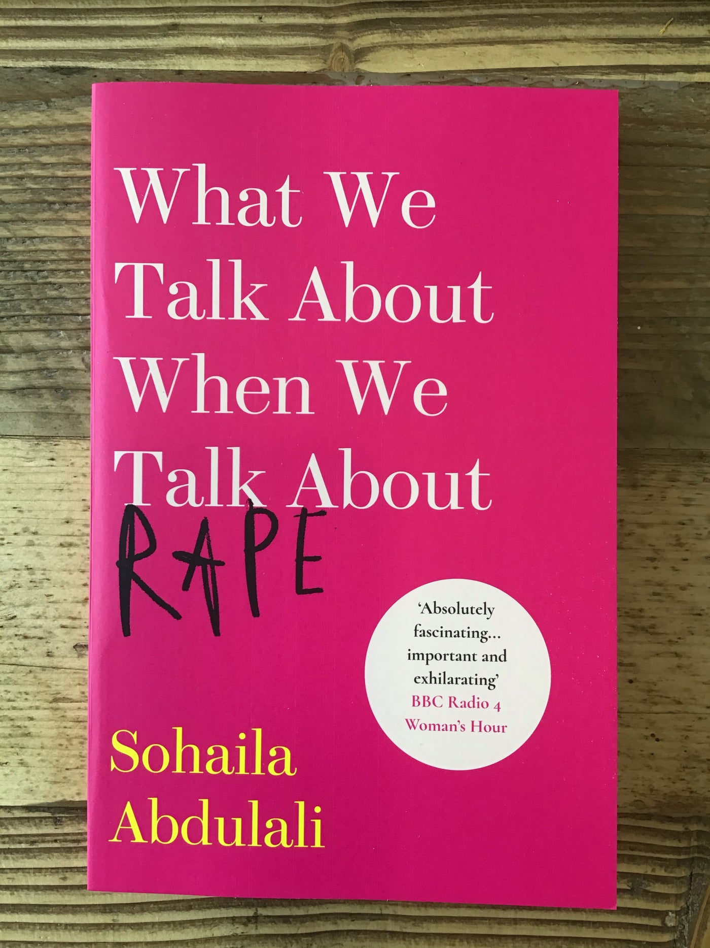 What We Talk About When We Talk About Rape